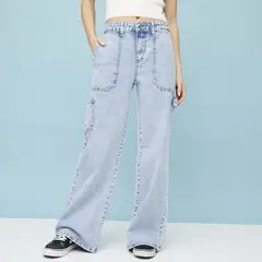 DOO AUSTRALIA - Jean Cargo Mujer De Algodón