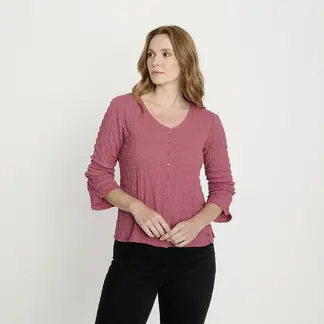 NEWPORT - Blusa Mujer Manga larga de Algodón