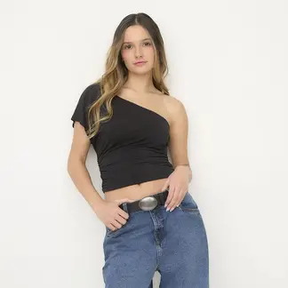 SYBILLA - Blusa Mujer Una Manga