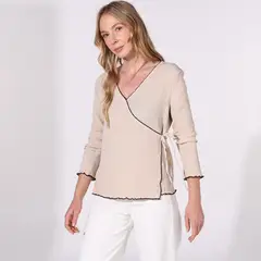 NEWPORT - Blusa Mujer Manga corta