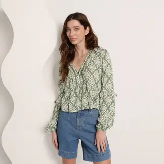 DOO AUSTRALIA - Blusa Mujer Manga larga Viscosa