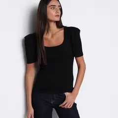 BASEMENT - Blusa Mujer Manga corta