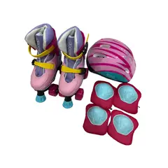 SCOOP - Set patines 4 ruedas para niña con protección