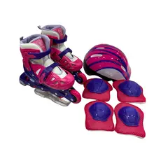 SCOOP - Set patines en línea para niña con protección