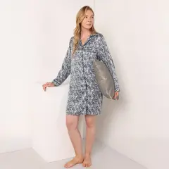 STEFANO COCCI - Camisa de dormir satín Para Mujer Manga corta
