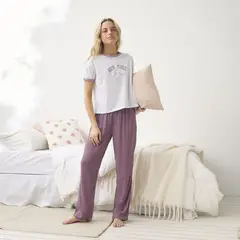 SYBILLA - Pijama para Mujer Manga corta de Algodón