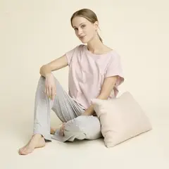 BLU - Camisa de dormir para Mujer Manga corta de Algodón