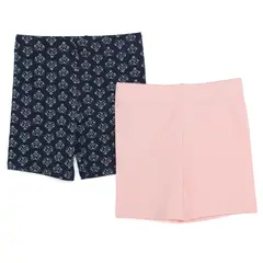 YAMP - Shorts Para Bebé niña Pack de 2 unidades de Algodón