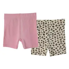 YAMP - Shorts Para Bebé niña Pack de 2 unidades de Algodón