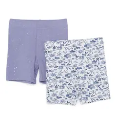 YAMP - Shorts Para Bebé niña Pack de 2 unidades de Algodón