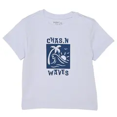 YAMP - Camiseta manga corta para Bebé niño con Estampado de Algodón
