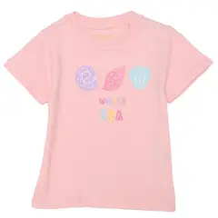YAMP - Camiseta para Bebé niña con Estampado de Algodón