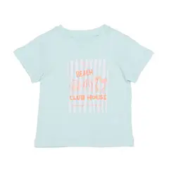 YAMP - Camiseta para Bebé niña con Estampado de Algodón