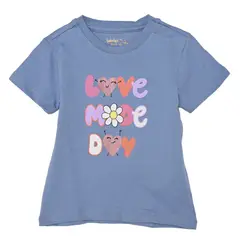 YAMP - Camiseta para Bebé niña con Estampado de Algodón