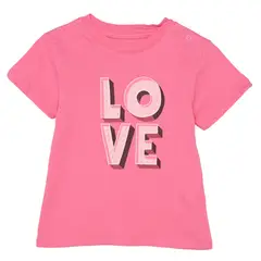 YAMP - Camiseta para Bebé niña con Estampado de Algodón