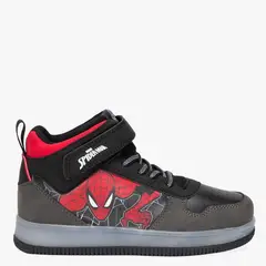 MARVEL - Tenis con Luces Unisex Spider Man Tall con Velcro