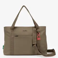 BENETTON - Bolso Tote C3Tobe301A Black Nylon St