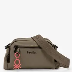 BENETTON - Bolso Cruzado C3Cbbe300A Black Goma St