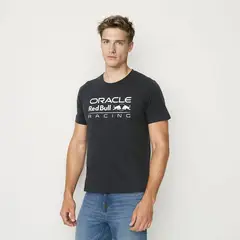 REDBULL - Camiseta Hombre con Estampado de Algodón