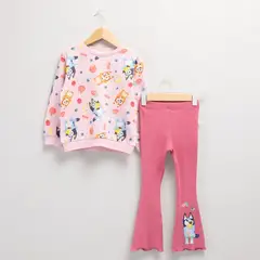 BLUEY - Conjunto Saco + Legging para Niña en Algodón