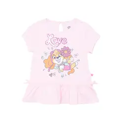 PAW PATROL - Camiseta para Niña con Estampadode Algodón