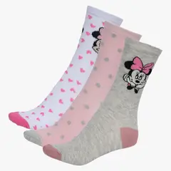 DISNEY - Pack de 3 Calcetines casuales Para Mujer Largas