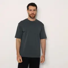 BASEMENT - Camiseta Hombre con Estampado de Algodón