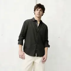 BEARCLIFF - Camisa Hombre Manga larga de Algodón