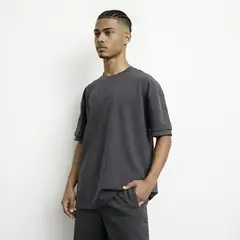 ECKO - Camiseta Hombre Manga corta con Estampado de Algodón