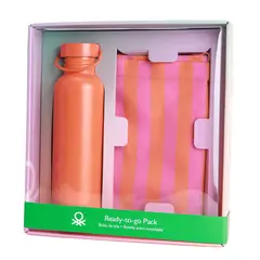 BENETTON - Set Bolso Tote y Botella 750 ml
