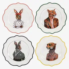 ROBERTA ALLEN - Set 4 Platos 15 cm