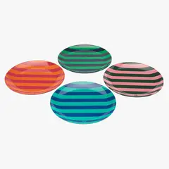 BENETTON - Set x4 Platos Melamina 22 cm