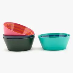 BENETTON - Set x4 Platos Melamina 15 cm