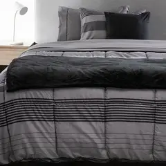 MICA - Juego de Cama Mica: Edredón + Juego de Sábanas + Manta + Cojín