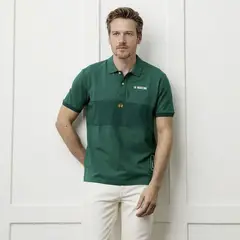 LA MARTINA - Camiseta Hombre Manga corta con Estampado de Algodón