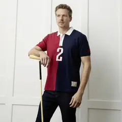 LA MARTINA - Camiseta Hombre Manga corta con Estampado de Algodón