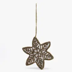 BASEMENT HOME - Adorno de Árbol Navidad Estrella 10 cm