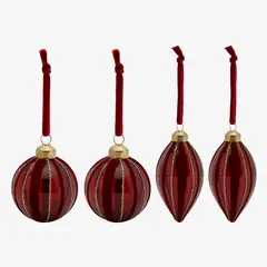 MICA - Set de 2 Bolas de Navideñad 10 cm