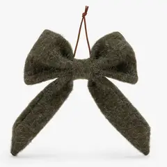 BASEMENT HOME - Adorno de Árbol Navidad Mono Beige12 cm