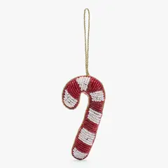 MICA - Adorno de Árbol Navidad Bastón 10 cm