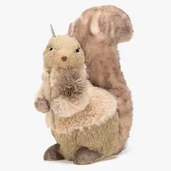 MICA - Peluche Navideño Ardilla 33x22 cm