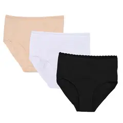 BLU - Pack de 3 Panties Clásicos para Mujer