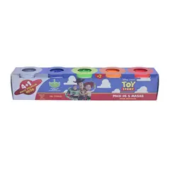 DISNEY - Set de 4+1 Botes de Masas para apretar Toy Story