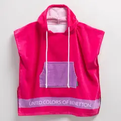 BENETTON - Toalla De Playa Infantil Con Capucha Algodón 340g 60x120 cm