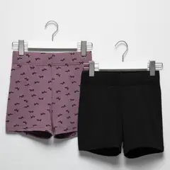 ELV - Short Para Niña Pack 2 de Algodón