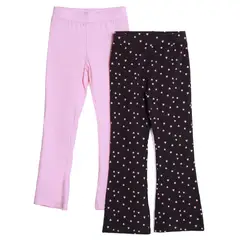 YAMP - Legging para Niña Pack de 2 de Algodón