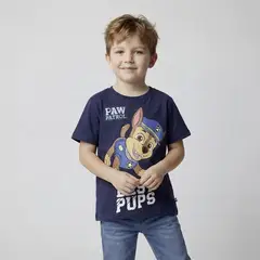 PAW PATROL - Camiseta para Niño con Estampado Manga corta de Algodón