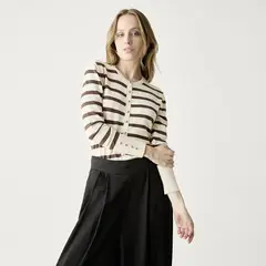 BASEMENT - Cardigan Mujer de Rayas