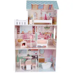 SCOOP - Casa de muñecas Leia Incluye 10 accesorios