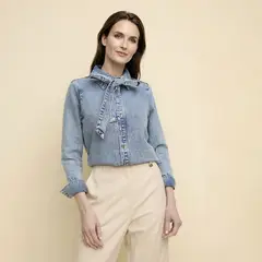 APOLOGY - Blusa Mujer Manga larga de Algodón